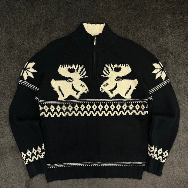 타미힐피거 램스울 노르딕 니트 XL