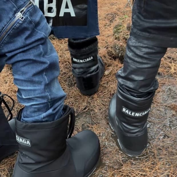 Balenciaga 스키부츠 레더하이