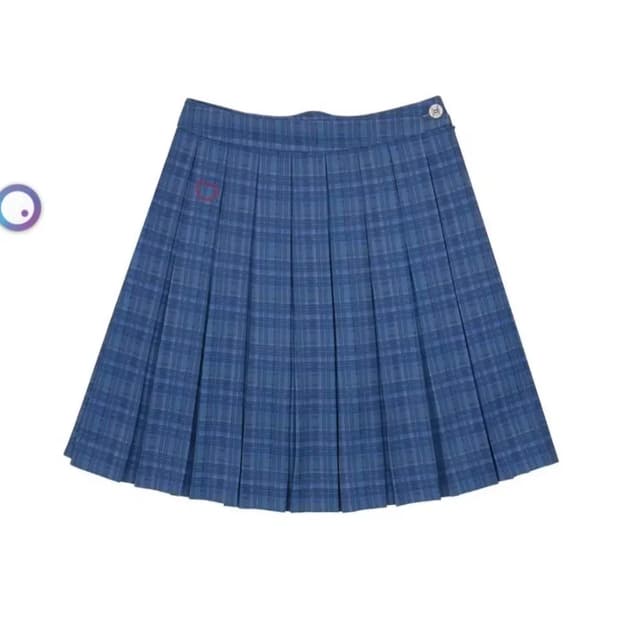 Coyseio 코이세이오 삼성라이온즈 체크 플리츠 스커트S/M