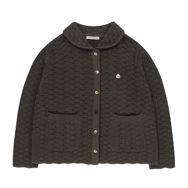 코이세이오 웨이브 니트 카디건