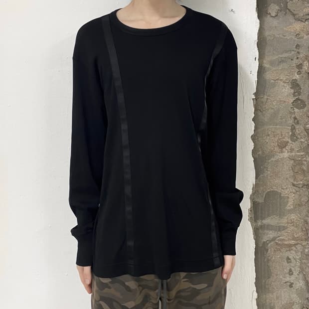 꼼데가르송 옴므 블랙 슬리브 