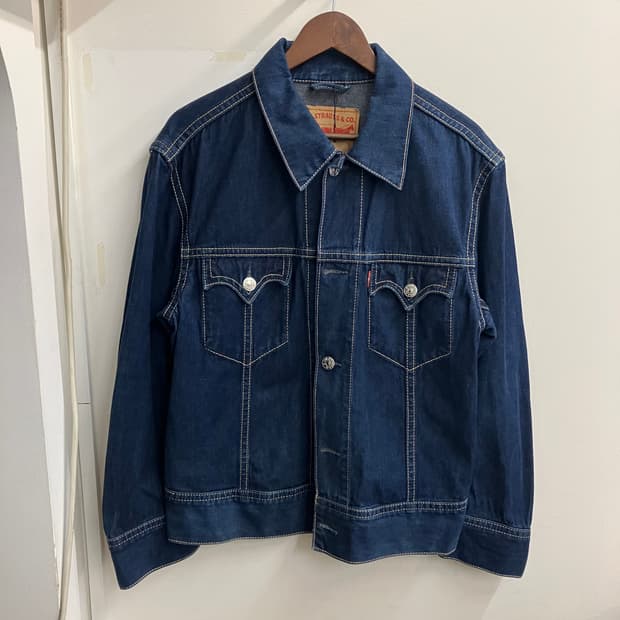 N131 리바이스 타입1 데님 청자켓