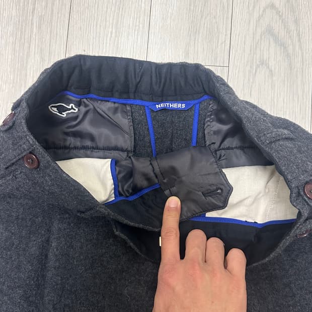 네이더스 울 슬랙스 