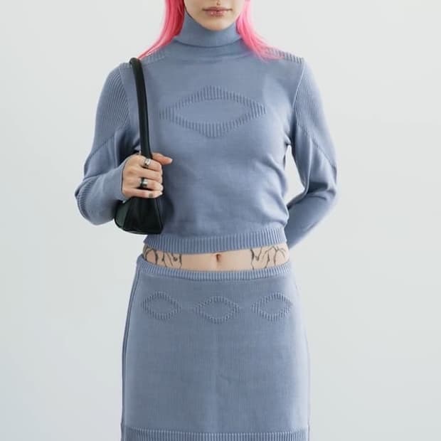 미스치프 MSCHF MSCHF TURTLE NECK KNIT 니트