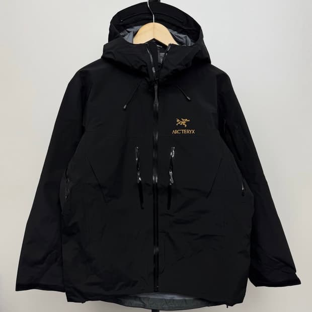 아크테릭스 알파 SV 자켓 바람막이 블랙