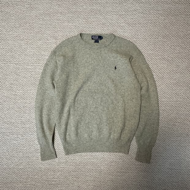 POLO RALPH LAUREN wool knit sweater