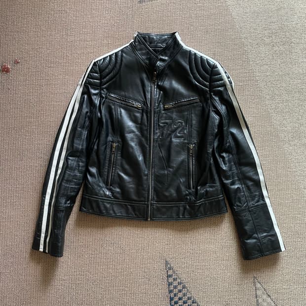 Racing leather jacket(England vintage)