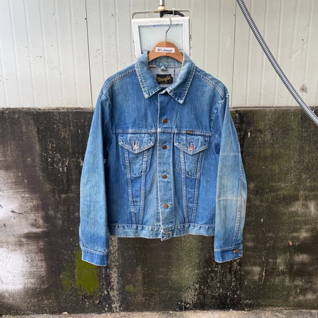 70-80‘s 랭글러 데님 자켓 made in usa