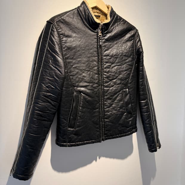 00s Armani Jeans Racing Biker Jacket