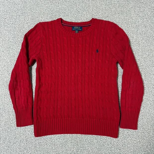 폴로 랄프로렌 꽈배기 니트 여성용