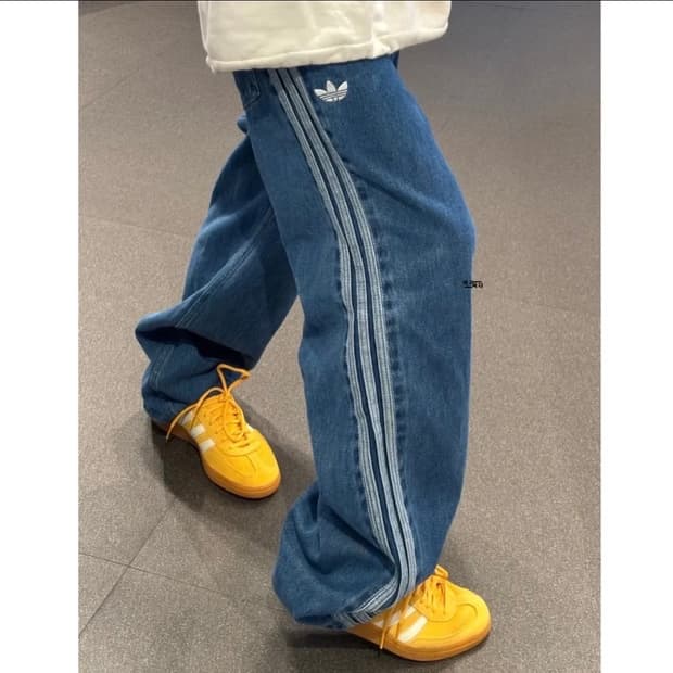 아디다스 파이어버드 데님 팬츠