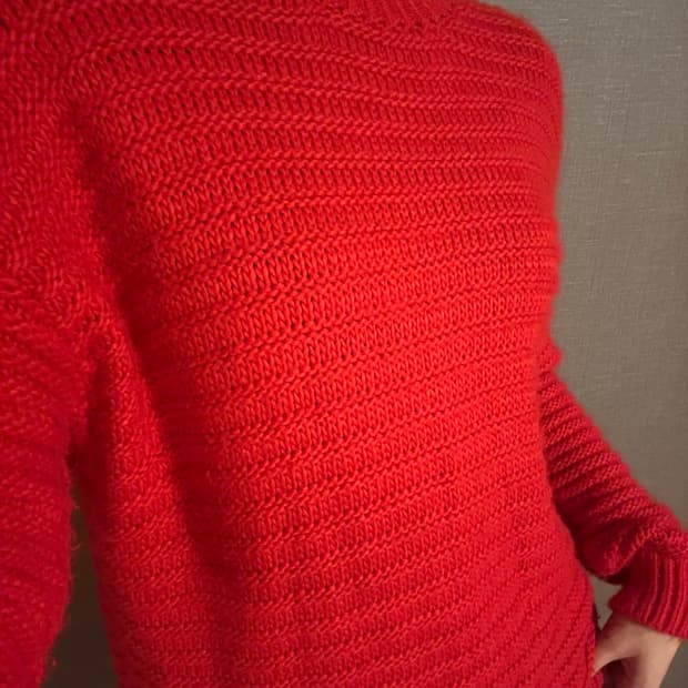 H&M 빨간색 니트 L사이즈