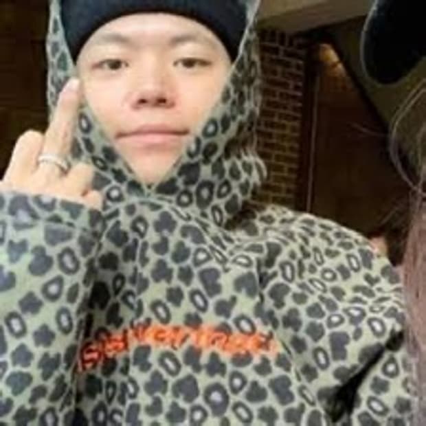 18FW Thisisneverthat 레오파드 후드플리스 