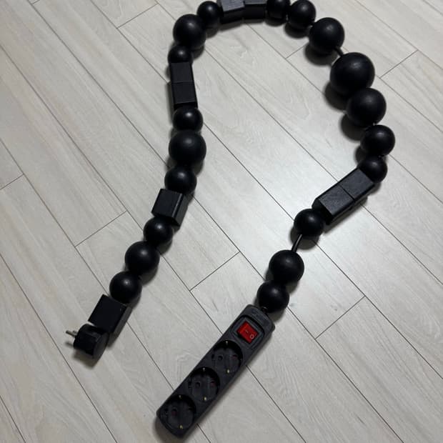 Bless 블레스 블랙 멀티탭 3구