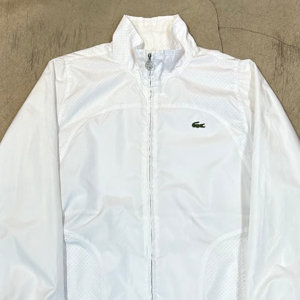 48/3 라코스테 윈드브레이커 화이트 바람막이