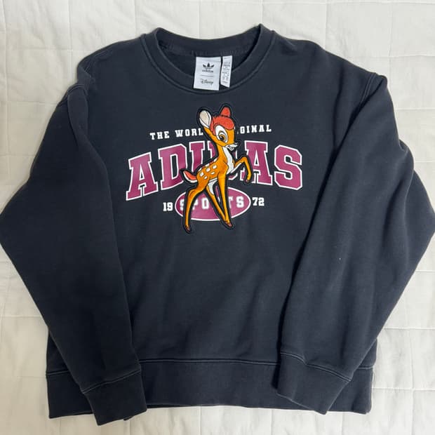 디지니+아디다스 맨투맨 xs