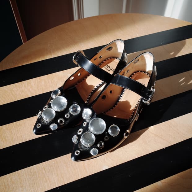 토가풀라 블랙 메리제인 슈즈 