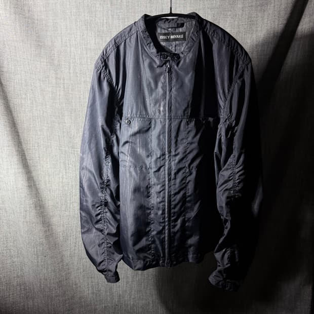이세이미야케 나일론 셔링 자켓