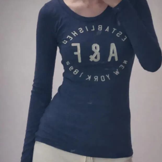 아베크롬비 딱붙핏 롱슬리브 긴팔