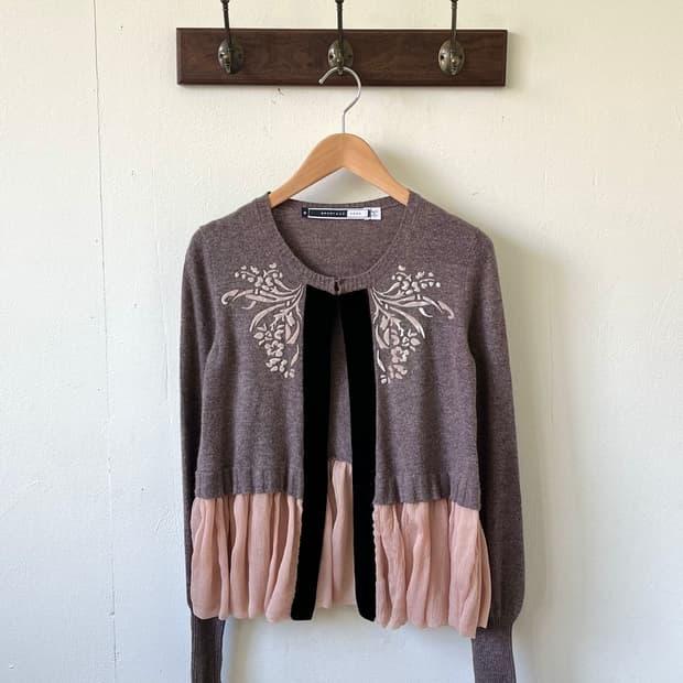 SPORTMAX CODE 벨벳 트랙 가디건