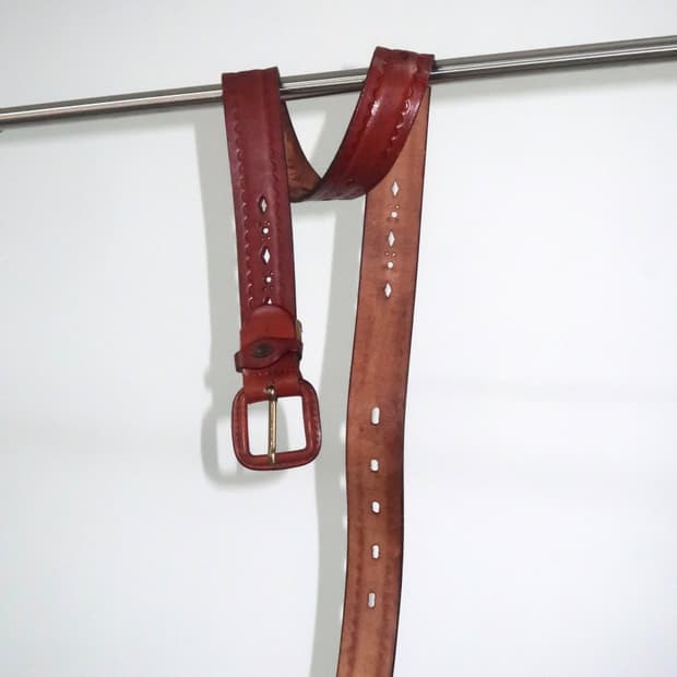 웨스턴무드 펀칭 레더 벨트 Western punching belt