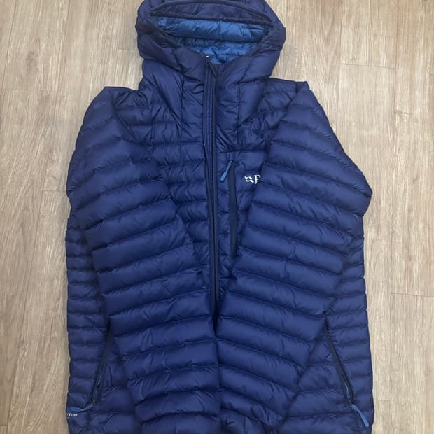 rab 랩 마이크로라이트 알파인 자켓 블루