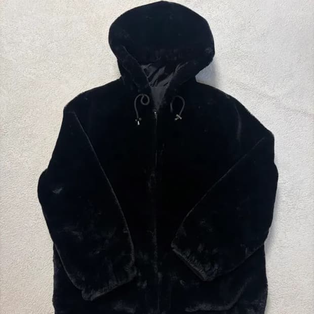 헤지스 리버시블 퍼 점퍼