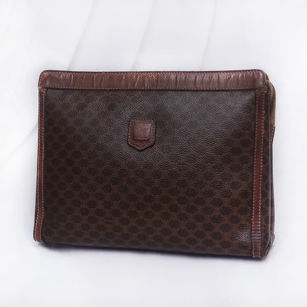 셀린느 (CELINE) 클래식 올드 마카담 모노그램 클러치백
