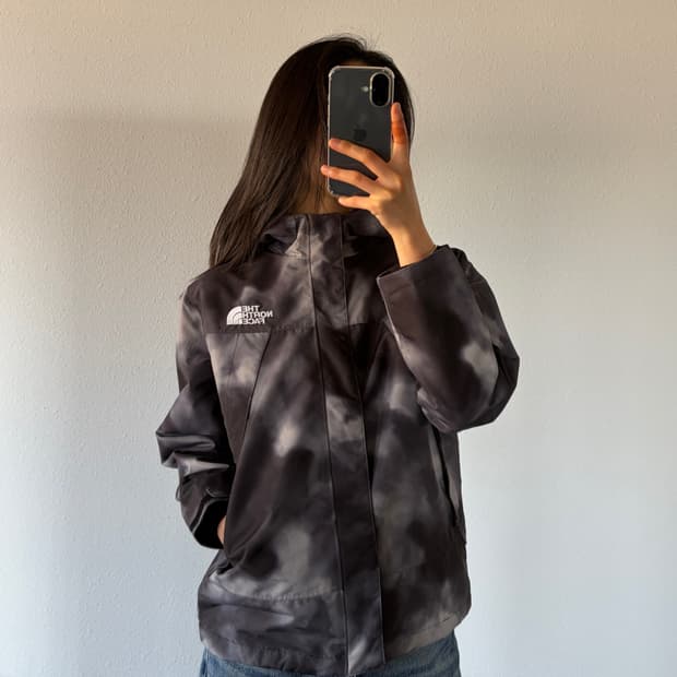 [150]노스페이스 키즈 노벨티 베이든 타이다이 바람막이 자켓