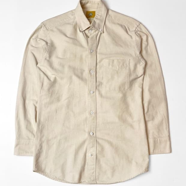 바스통 BASTONG 옥스퍼드 솔리드 포켓 셔츠 A1389