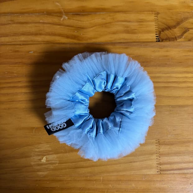 Good squish cowboy silk tutu light blue
