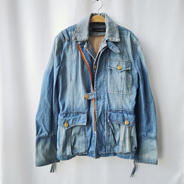 디스퀘어드2 페이크 레이어드 데님 자켓 46사이즈