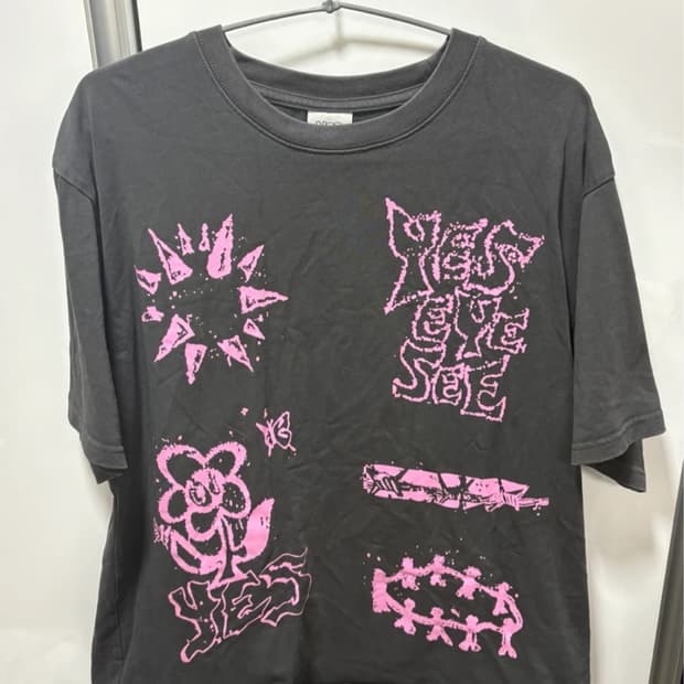 예쓰아이씨 yeseyesee 빈티지 그래픽 반팔티 M
