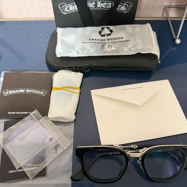 크롬하츠 덕버터 풀구성품 블랙 실버