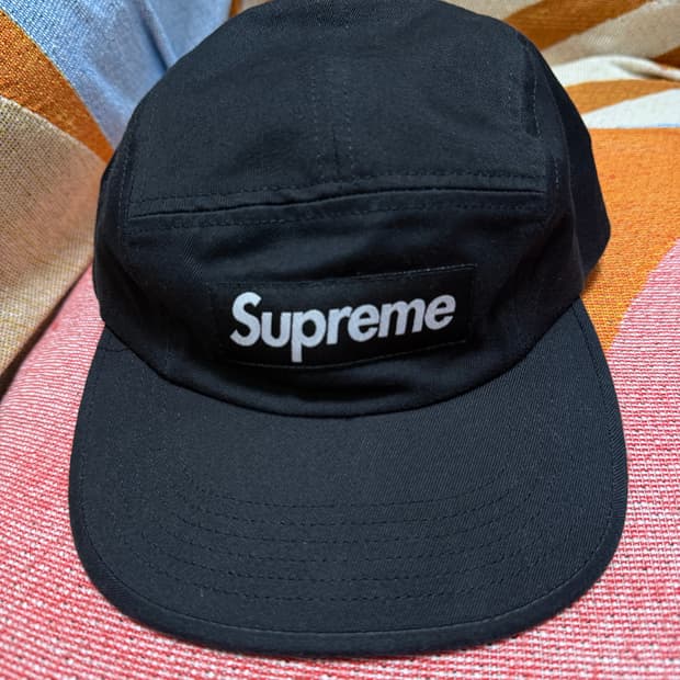 슈프림 캠프캡 블랙