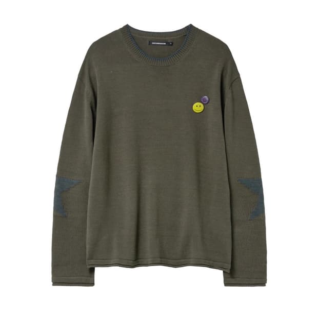 해칭룸 Star knit khaki