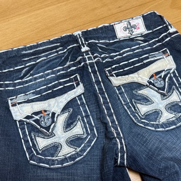 라구나비치 스티치 데님팬츠 27