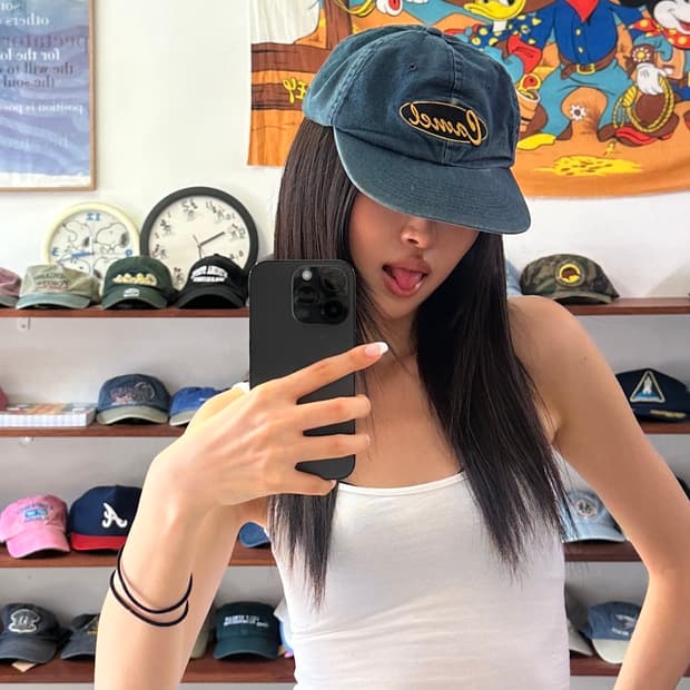 90’s camel vintage cap