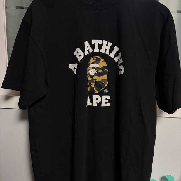 [2XL] 베이프 컬리지 티셔츠 카모