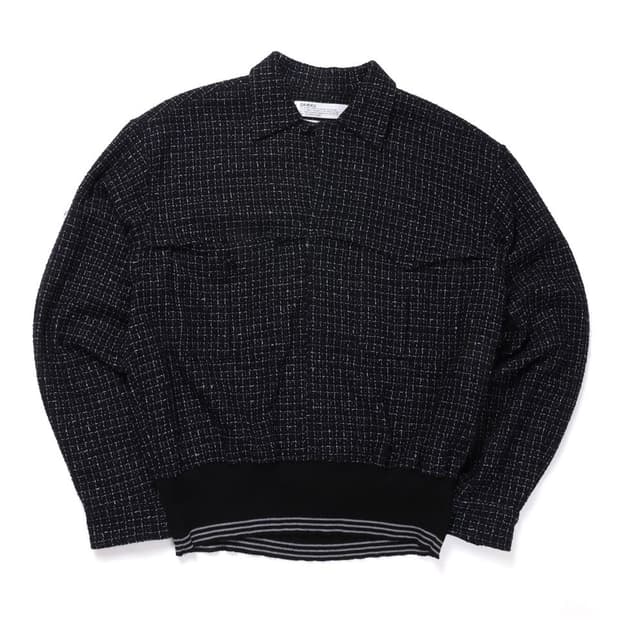 다이리쿠 Dairiku Tweed Mountain Rib Shirt