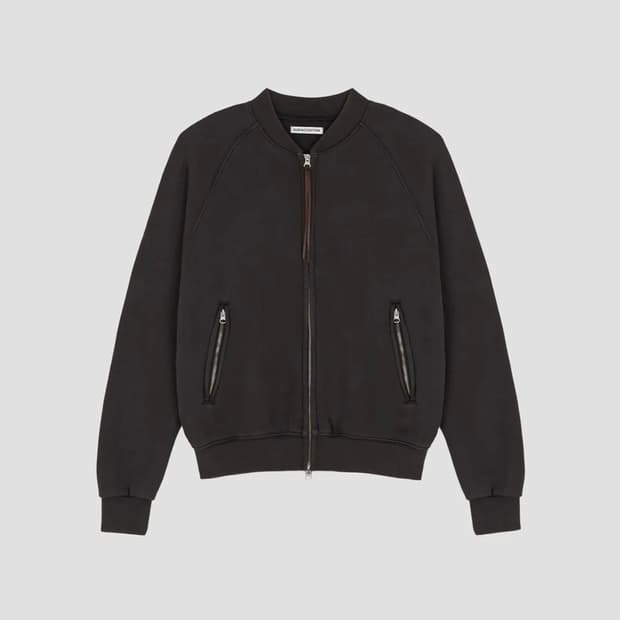 서피스에디션 SWEAT STADIUM JACKET BLACK m사이즈