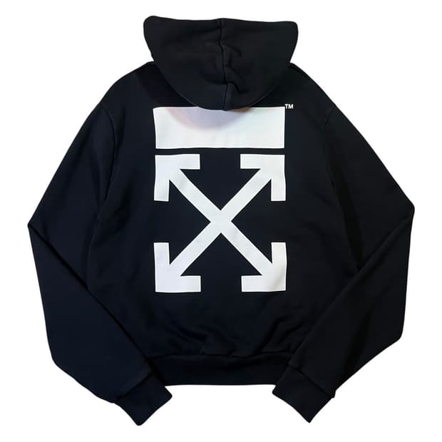 오프화이트 에로우 후드티