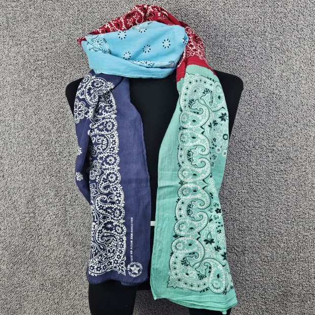 U.S.A 반다나 리워크 커스텀 스카프 머플러 / 10418