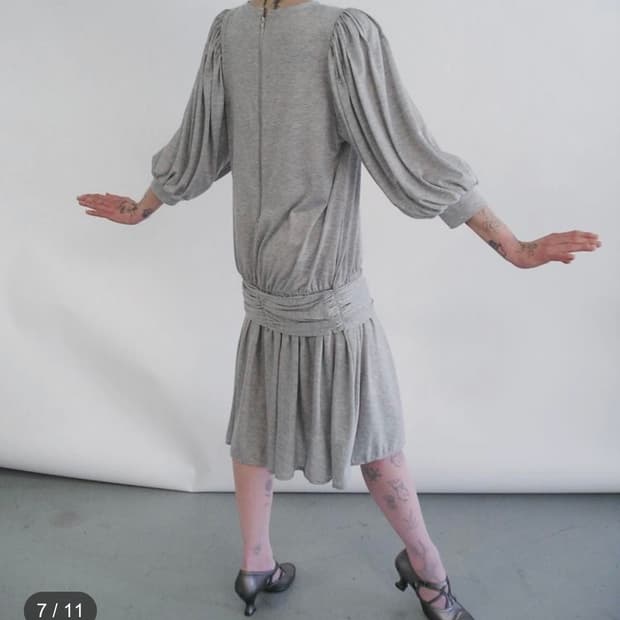 Art Nouveau Dress - gray