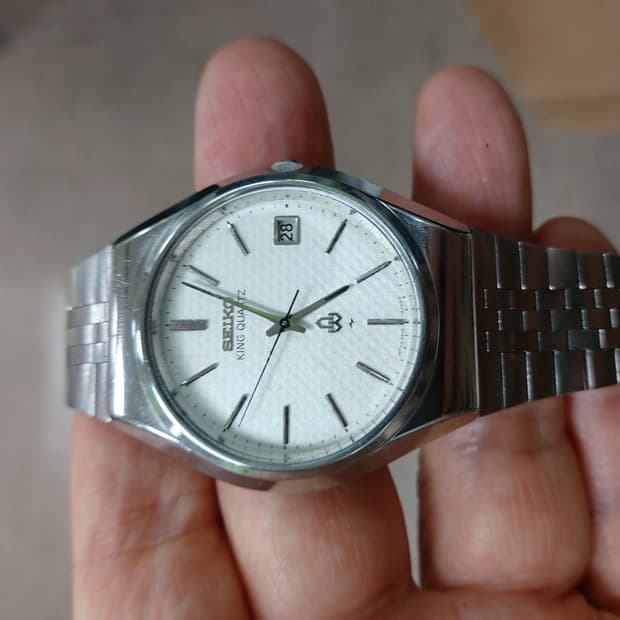 세이코 킹쿼츠 빈티지 시계 