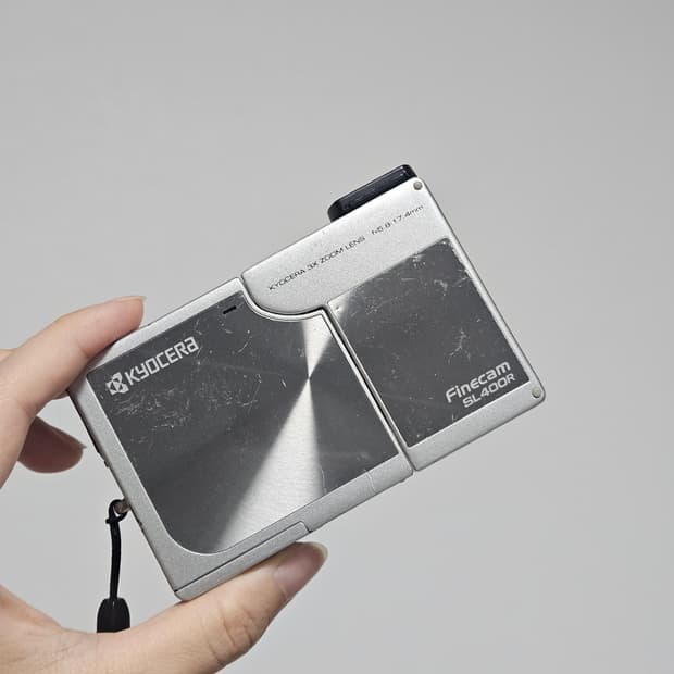 교세라 파인캠 sl400r 디카 디지털 카메라