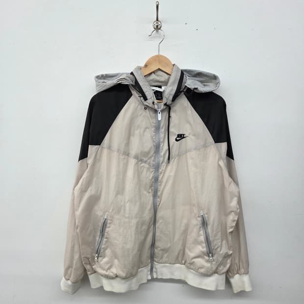 나이키 바람막이 후드 탈부착 자켓 남XXL