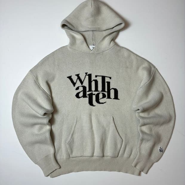 왓더웨어21FW WhatThe Wear NY-126니트후드티 PN8906