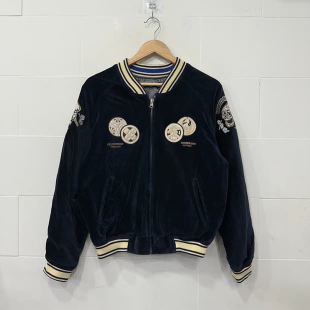 Japan vintage 리버시블 스카쟌