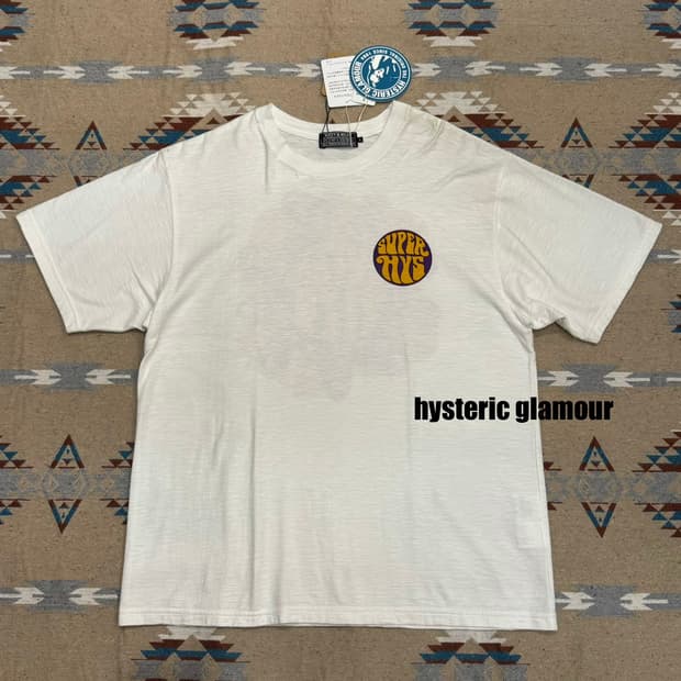 [L] 히스테릭글래머 슈퍼히스테릭 서클 티셔츠 화이트